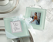 Forever Photo Frosted Glass Coasters