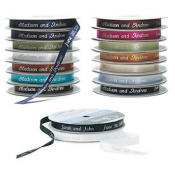 55' Roll 3/8" Wide Single Faced Satin Ribbon