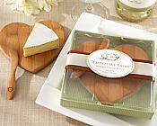 Tastefully Yours - Heart-Shaped Bamboo Cheese Board