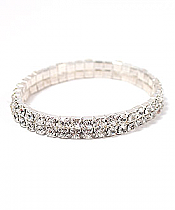 2 Row Crystal Expandable Band