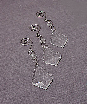 Acrylic Crystal Maple Leaf Decorative Drops